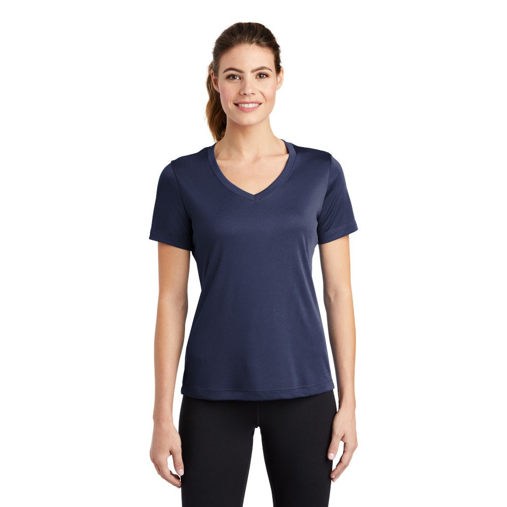 LST353 Sport-Tek® Ladies PosiCharge® Competitor™ V-Neck Tee - Image 2