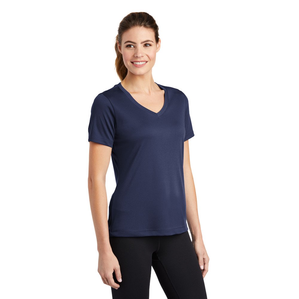 LST353 Sport-Tek® Ladies PosiCharge® Competitor™ V-Neck Tee - Image 3