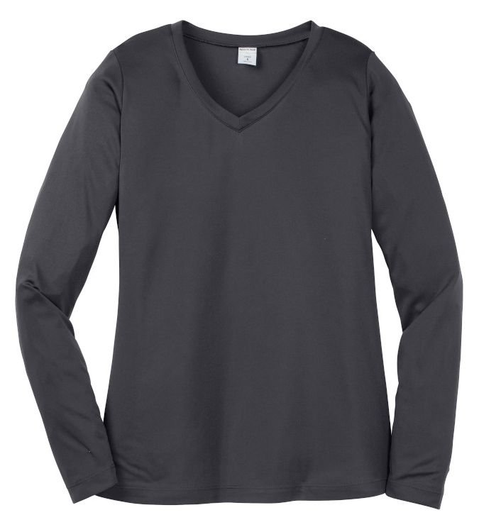 LST353LS Sport-Tek® Ladies Long Sleeve PosiCharge® Competitor™ V-Neck Tee - Image 8