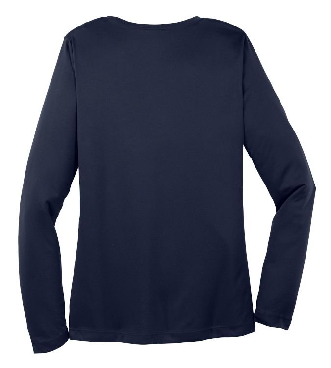 LST353LS Sport-Tek® Ladies Long Sleeve PosiCharge® Competitor™ V-Neck Tee - Image 2