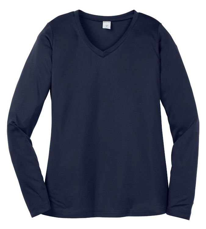 LST353LS Sport-Tek® Ladies Long Sleeve PosiCharge® Competitor™ V-Neck Tee