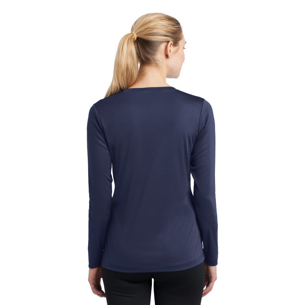 LST353LS Sport-Tek® Ladies Long Sleeve PosiCharge® Competitor™ V-Neck Tee - Image 6