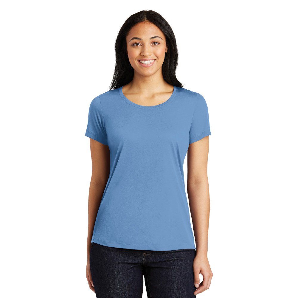 LST450 Sport-Tek® Ladies PosiCharge® Competitor™ Cotton Touch™ Scoop Neck Tee - Image 3