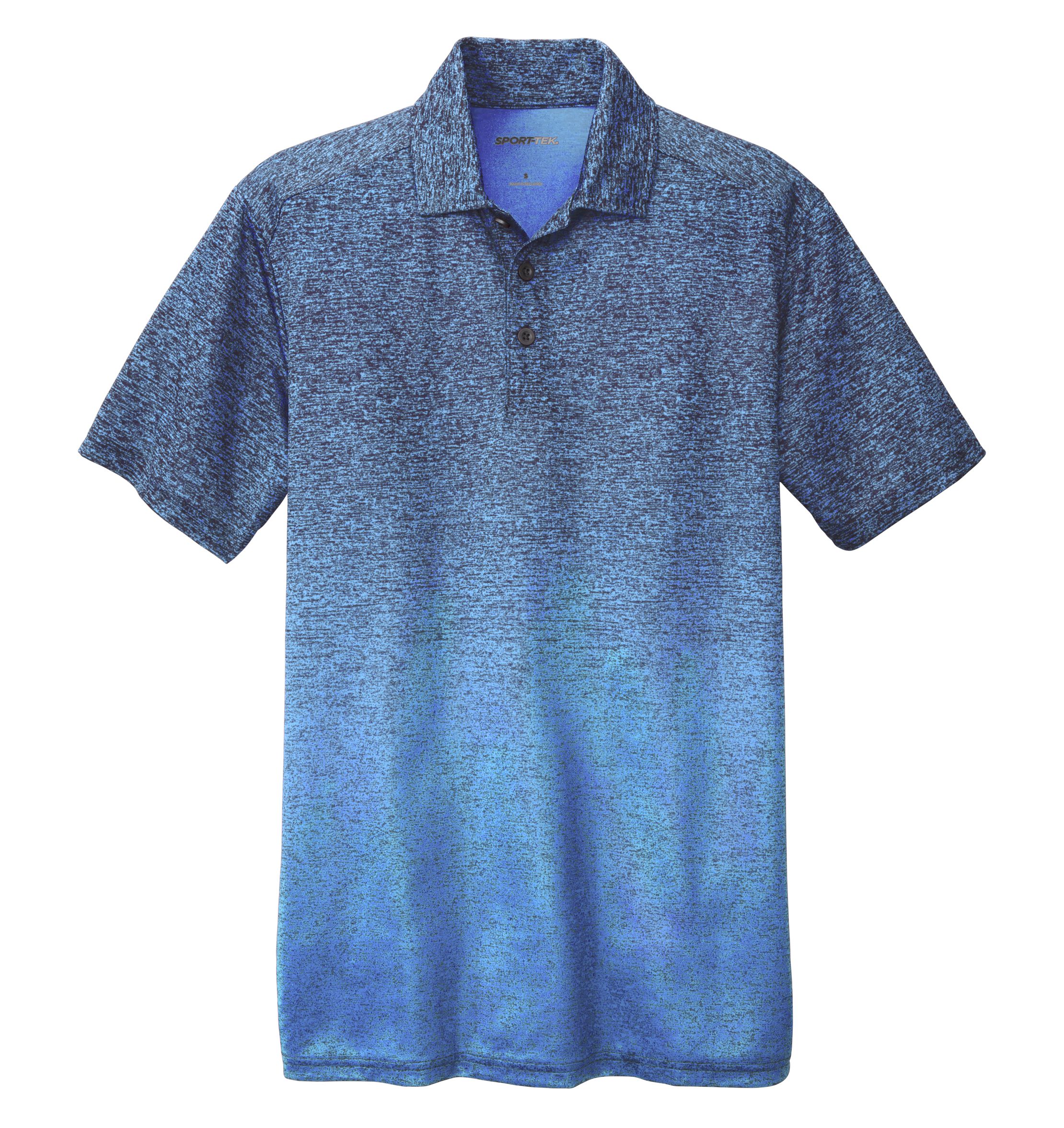ST671 Sport-Tek ® Ombre Heather Polo