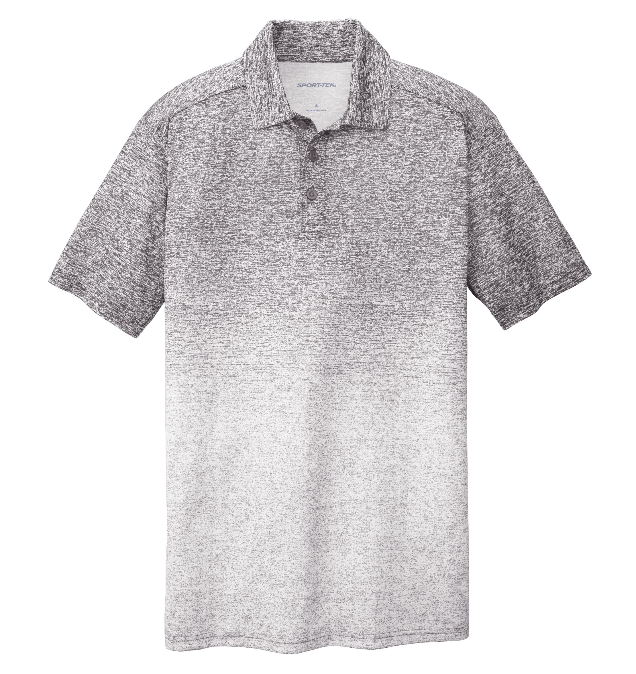 ST671 Sport-Tek ® Ombre Heather Polo - Image 7