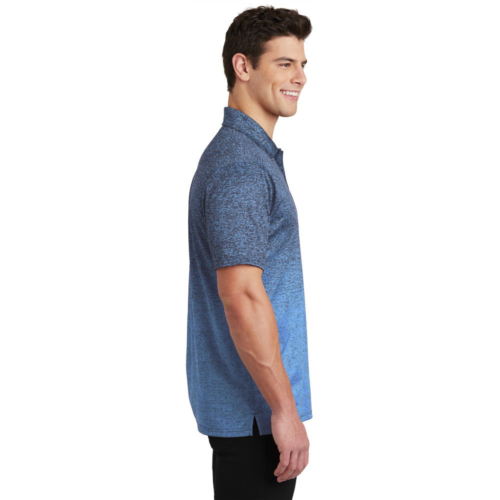 ST671 Sport-Tek ® Ombre Heather Polo - Image 5
