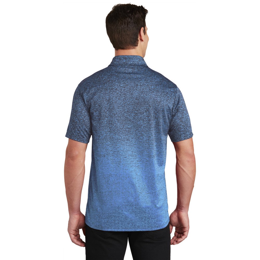 ST671 Sport-Tek ® Ombre Heather Polo - Image 6