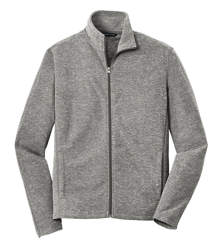 F235 Port Authority® Heather Microfleece Full-Zip Jacket - Image 7