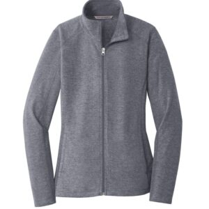 L235 Port Authority® Ladies Heather Microfleece Full-Zip Jacket
